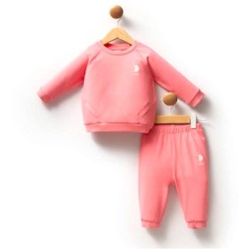 Resim U.S. Polo Assn. U.s. Polo Assn 2'li Bebek Takımı Usb2741 Pembe 