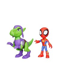 Resim Spidey And His Amazing Friends Dino Webs Spidey & Goblin Raptor G Marvel 