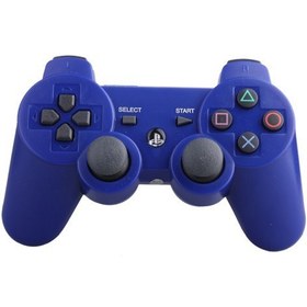 Resim Playstation 3 Titreşimli Joystick (Mavi) 