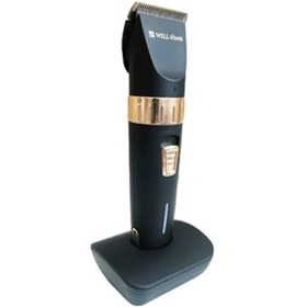 Resim Profesyonel Salon Tipi Standtlı Saç Tıraş Makinesi 8 Başlıklı Saç Sakal Vücut Tıraş Makinesi 