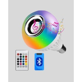 Resim Akıllı LED Ampul – E27 Uyumlu ve Müzik Çalarlı Tasarım 