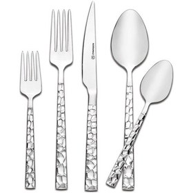 Resim Korkmaz Akasya 60 Parça Çatal Kaşık Bıçak Seti 