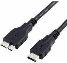 Resim Type C - Usb 3.0 Mikro B Kablo Type-c - 3.0 Micro Type C Usb 3.1 To Mikro Usb B Şarj Ve Data Kablosu ATL-2023-0658 
