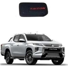 Resim Mitsubishi L200 2019 Sonrası Depo Kapağı Kaplama Siyah 