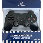 Resim PS3 Kablosuz Joystick – DualShock Tarzı, Titreşim Destekli, Ergonomik Tasarım, USB Şarjlı 
