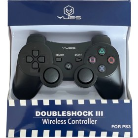 Resim PS3 Kablosuz Joystick – DualShock Tarzı, Titreşim Destekli, Ergonomik Tasarım, USB Şarjlı 