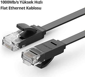 Resim Ugreen CAT6 Flat Ethernet Kablosu, 12 Metre 