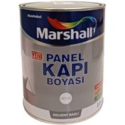 Resim Marshall Solvent Bazlı Panel Kapı Boyası 2,5 lt Beyaz 