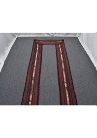 Resim Zehra Abla Halı El Dokuması Dekorluk Kuşak Yörük Uzun Yolluk Yün Kilim 6329 