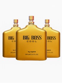 Resim BIG BOSS Cool Kalıcı Erkek Parfüm 3'lü Set (3x100ml) 
