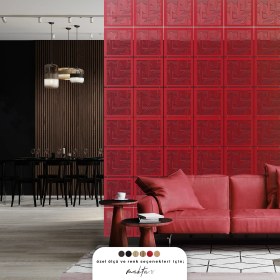 Resim Makta ® Perde Paravan | Lazer Kesim Ahşap Sarkıt Seperatör, 4'lü Panel Levha Seti 