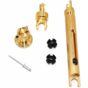 Resim Lasonstiges Alüminyum Alaşımlı Kaput Dikmeler Kapak Toka Mandalı Biyel Alaşım Yükseltme Bir Kit Ford Focus Mk2 Için C-max 