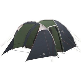 Resim Easycamp Messina 500 14m² Blackroom 5 Kişilik 2metre Yüksek Aile Çadırı Çok Renkli 