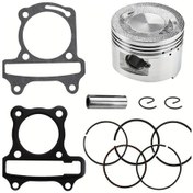 Resim Hightower 57,4mm Piston Kit Seti Gy6 150cc Atv Ve Hafif Motosiklet 157qmj Uyumlu 