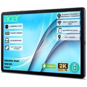 Resim Acer Iconia Tab P10 NT.LG1EY.001 6 GB 128 GB 10.4" Tablet 