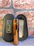 Resim Clipper ORİJİNAL FULL METAL TAŞLI VE GAZLI ÖZEL KUTULU ÇAKMAK 