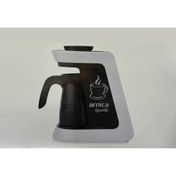 Resim Arnica Köpüklü Pro Otomatik Türk Kahve Makinesi Siyah-beyaz Ih32045 