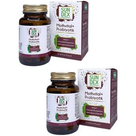 Resim Sundex Mothvital+Probiyotik Omega 3 Takviye Edici Gıda 2 x 30 Kapsül 