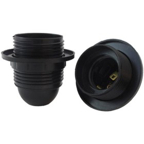 Resim Genel Markalar E27 Avize Duyu Italyan Duy 20 Adet ( Siyah ) 