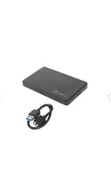 Resim Osqar 2.5 Inç Sata & SSD USB 3.0 Harddisk Kutusu Vidasız Model - Siyah Renk 