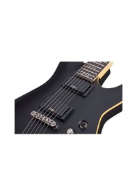 Resim Schecter Demon-6 Lh Solak Elektro Gitar (Mat Siyah) 