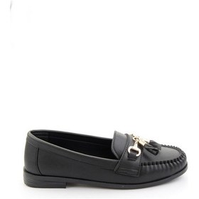 Resim Siyah Kadın Loafer Ayakkabı K01140006209 