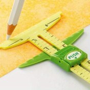 Resim 5'li Hassas Kayar Ölçü Cetveli - Quilting, Patchwork & El Sanatları için Temel Dikiş & Terzilik Aracı - Dayanıklı, Çok Fonksiyonlu Ölçüm Aksesuarı 