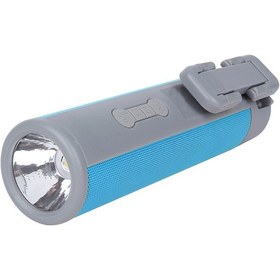 Resim Xindoker Mavi 5200mah Powerbank, Bluetooth Hoparlör, Flaş, Telefon Tutucu Ve Selfie Çubuğu - Konuşma Desteği 