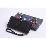 Resim Damla Klipsli Kadın Cüzdan Siyah 