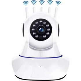 Resim KS-516 5 Antenli Gece Görüşlü Hd 360 Derece Wifi Ip Kamera 