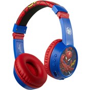 Resim Disney Marvel Spiderman Lisanslı Mikrofonlu Bluetooth Kulak Üstü Çocuk Kulaklığı 