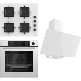 Resim Ferre Steamart Ss Serisi Beyaz Set (SS206 + XE64CB +D078 ) - Kare Emaye Izgara 