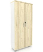 Resim Modüler Dünyası Tam Kapak Kitaplık Dosya Dolabı - 80X38X188 Beyaz - Meşe 