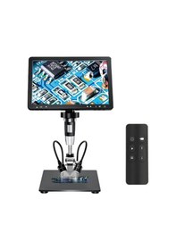 Resim Dm12 10.1 ''hdmı Dijital Mikroskop 2000x Ips Ekranlı 20mp Lehimleme Mikroskobu 