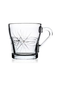 Resim Decocıa K20 6Lı Cam Kupa 205Cc Mira Taşlı Desenli 