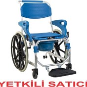 Resim Golfi G561 Alüminyum Klozetli Banyo Sandalyesi Yaşlı Klozeti 