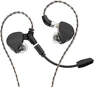 Resim HiFiGo TRN Mars 1DD + 1BA + 1Vibration Driver Kulak İçi Monitörler, Özellikle Tasarımlı Üçlü Hibrit Sürücüler IEM'ler Oyun için Kulak İçi Kulaklık (1,2 m) 