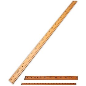 Resim Cetvel Tahta 100 Cm Çok Renkli 