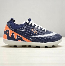 Resim 16060 Erkek Krampon Ayakkabı Futbol Halı Saha Çim Saha Krampon Lacivert 