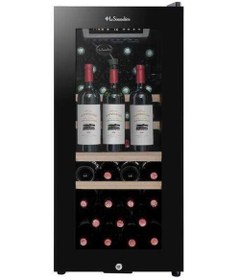 Resim 38 Şişe Kapasiteli Service Solo Siyah Şarap Dolabı LS38BLACK 