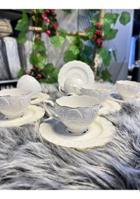 Resim Sihir Fincan Takımı Beyaz 