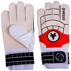 Resim Kırmızı Kaleci Eldiveni No11 Beyaz - Kırmızı 