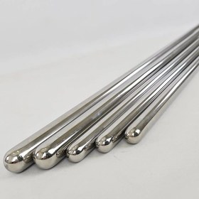 Resim 2'li Paslanmaz Çelik Oklava Seti - 60 - 70 cm 