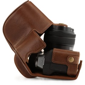 Resim MegaGear Fujifilm X-t200 (XC15-45MM) Gerçek Deri Fotoğraf Makinesi Kılıfı 