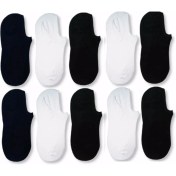 Resim Tuğba Baby 10'lu Paket Siyah Beyaz Sneaker Çorabı Spor Görünmez Çorap 