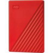 Resim Wd My Passport 2tb 2.5 Inc USB 3.2 Kırmızı Taşınabilir Disk WDBYVG0020BRD-WESN 