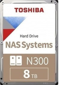 Resim Toshiba N300 8tb 7200rpm Sata3 128mb Nas Harddisk Hdwg480uzsva 