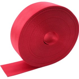 Resim Kırmızı Renk Emniyet Kemeri 8mt. Etiket Hediyeli 