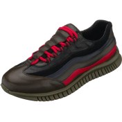 Resim Costo Shoes 45 - 46 - 47 - 48 -49 - 50 Amex Haki Büyük Numara Dana Derisi Rahat Geniş Kalıp Erkek Vip Spor Ayakkabı 