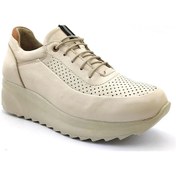 Resim Venüs 2312701 Günlük Hakiki Deri Bayan Ayakkabı-bej Bej 